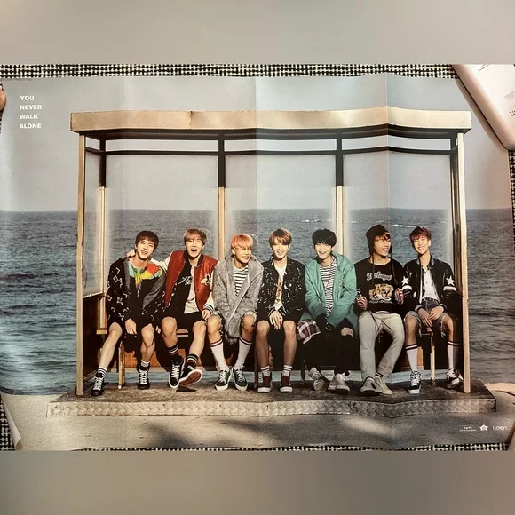 Official BTS YNWA Album Poster - Picture 1 of 1